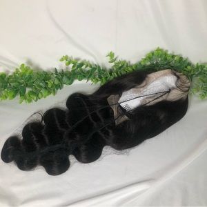 Sold out❗️ 100% Human Hair Lace Front Wig • 13x4 Body Wave Natural Black 24 Inch